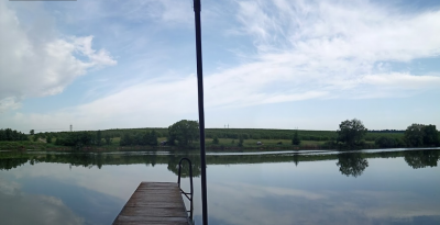 Рибалка на базі відпочинку «Кльове місце» у Вінницькій області