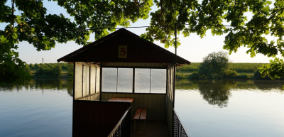 Рибалка на базі відпочинку «Кльове місце» у Вінницькій області