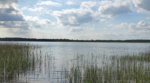 Рибалка на озері у заповіднику 