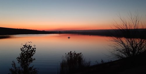 Рибалка на ставку у с. Яблунівка,
