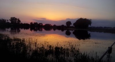 Рыбалка на речке Остёрка