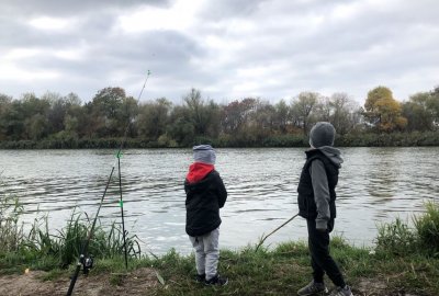 Риболовля на річці Дністер біля с. Діброва 