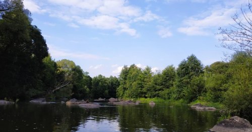 Рыбалка на реке Случь в Житомирской области