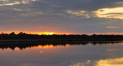 Рибалка на водоймі в Пужниках
