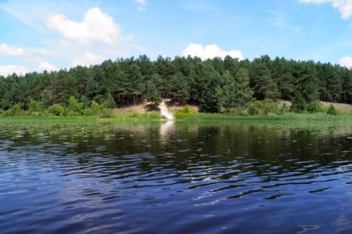 Риболовля на водоймі села Мисліні у Волинській області