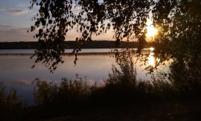 Риболовля на водоймі у Бобовищах