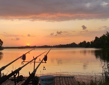 Рыбалка на озере Камплица 