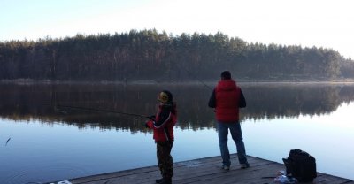 Рыбалка на озере Трофейное 