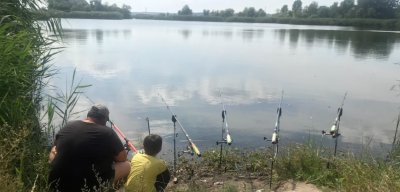 Рыбалка на озере Камплица 