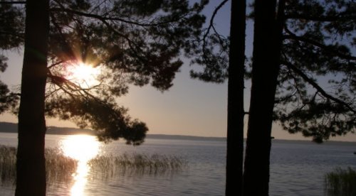 Рыбалка на Белом озере в с. Рудка Ровенской области