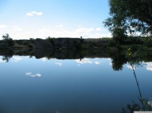 Рыбалка на пруду в с. Успенка Кировоградской области-2