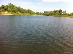 Рыбалка на водоёме Штаны в с. Граково Харьковской области