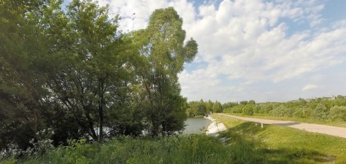 Рыбалка в водоёме с. Новая Слобода 
