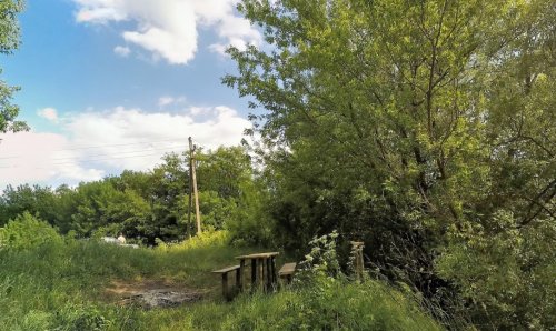 Рыбалка в водоёме с. Новая Слобода 
