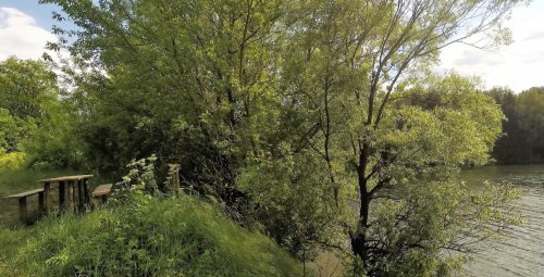 Рыбалка в водоёме с. Новая Слобода 