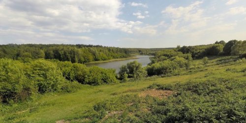 Рыбалка в водоёме с. Новая Слобода 