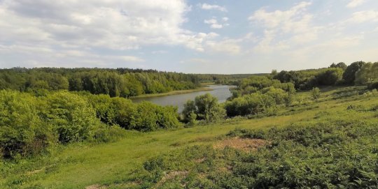 Рыбалка в водоёме с. Новая Слобода