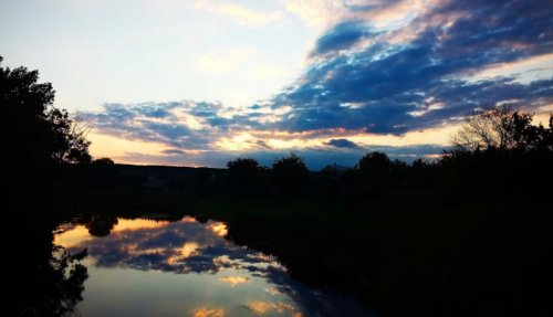 Сватовское водохранилище в Луганской области