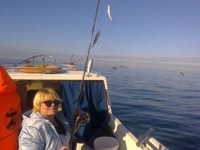 Рыбалка на водоеме -  Белая скала