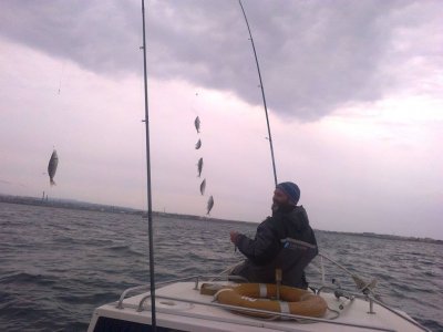 Рыбалка на водоеме -  Белая скала