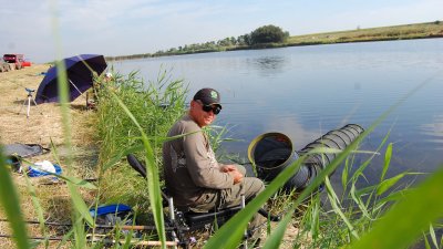 Рибалка на Якимівських ставках