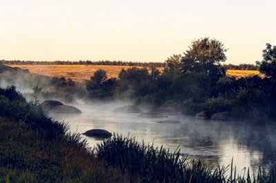Рыбалка на реке Кальмиус