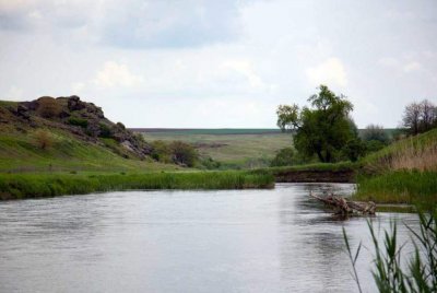 Рыбалка на реке Кальмиус