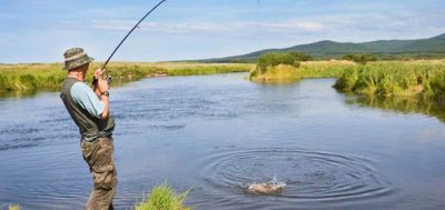 Рибалка на ставці № 4 у селі Заповітне 