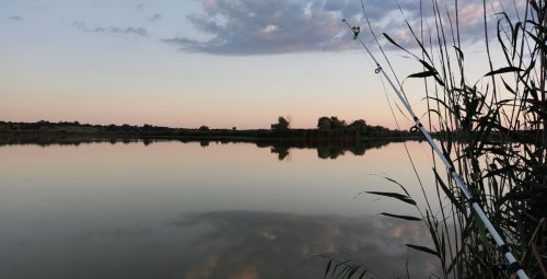 Рибалка на ставці № 4 у селі Заповітне 