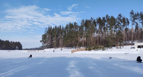 Рыбалка на территории комплекса 