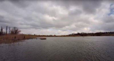 Рибалка у селі Білоцерківка 