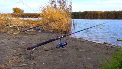 Рибалка у селі Білоцерківка 