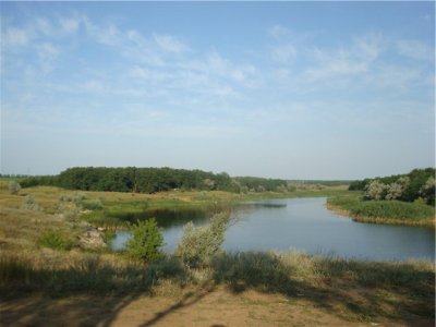 Рибалка у селі Білоцерківка 