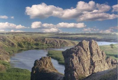 Рибалка у селі Білоцерківка 