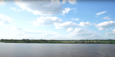 Рибалка у селі Гнарівське 