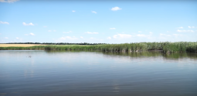 Рибалка у селі Гнарівське 