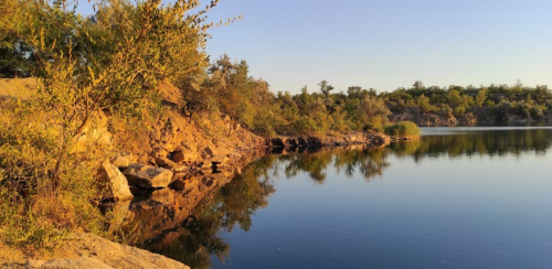 Рибалка у селі Григорівка Запорізький р-н. Запорізька обл.