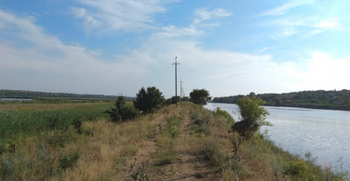 Рибалка у селі Григорівка Запорізький р-н. Запорізька обл.