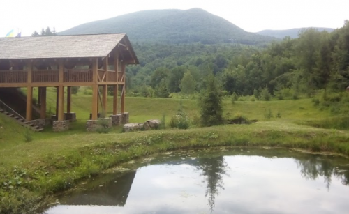 Рибалка у селі Марфополь на річці Гайчур 