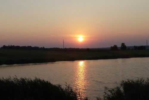 Рибалка у селі Марфополь на річці Гайчур 