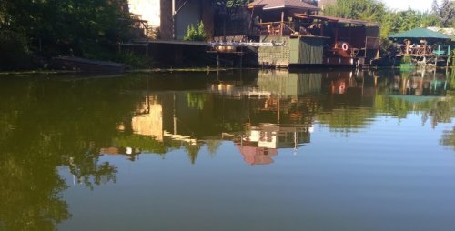 Рибалка у селі Нижня Хортиця Запорізький р-н. Запорізька обл.