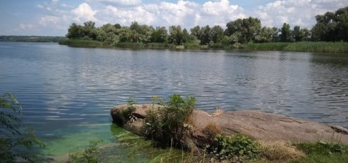 Рибалка у селі Нижня Хортиця Запорізький р-н. Запорізька обл.