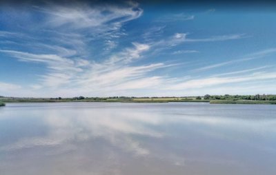 Рибалка у селі Родинське 