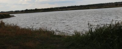 Рибалка у селі Родинське 