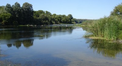 Рибалка в селі Семенівка