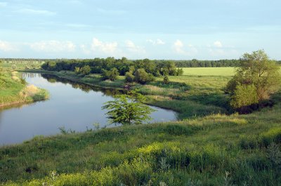 Рибалка в селі Тернівка 