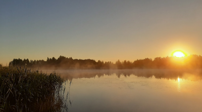 Рибалка в селі Вертокиївка