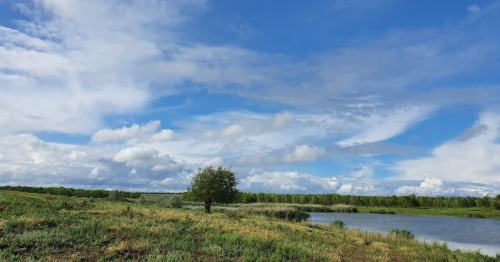 Риболовля на річці Чокрак с. Долинське 