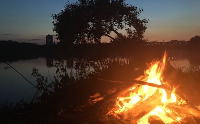 Рыбалка на Косе гребного канала