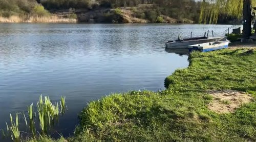 Рибалка на озері Новий Стан у с. Кунка, Вінницька область